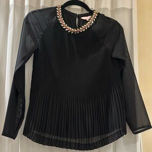 Ted Baker long sleeve blouse Size 0